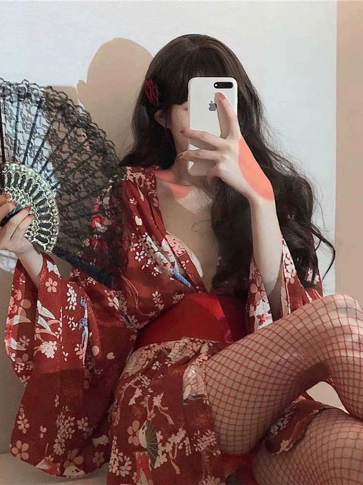 Sex Japanese Kimono Sexy Sleep - огляд і ціна Robe Silk Women