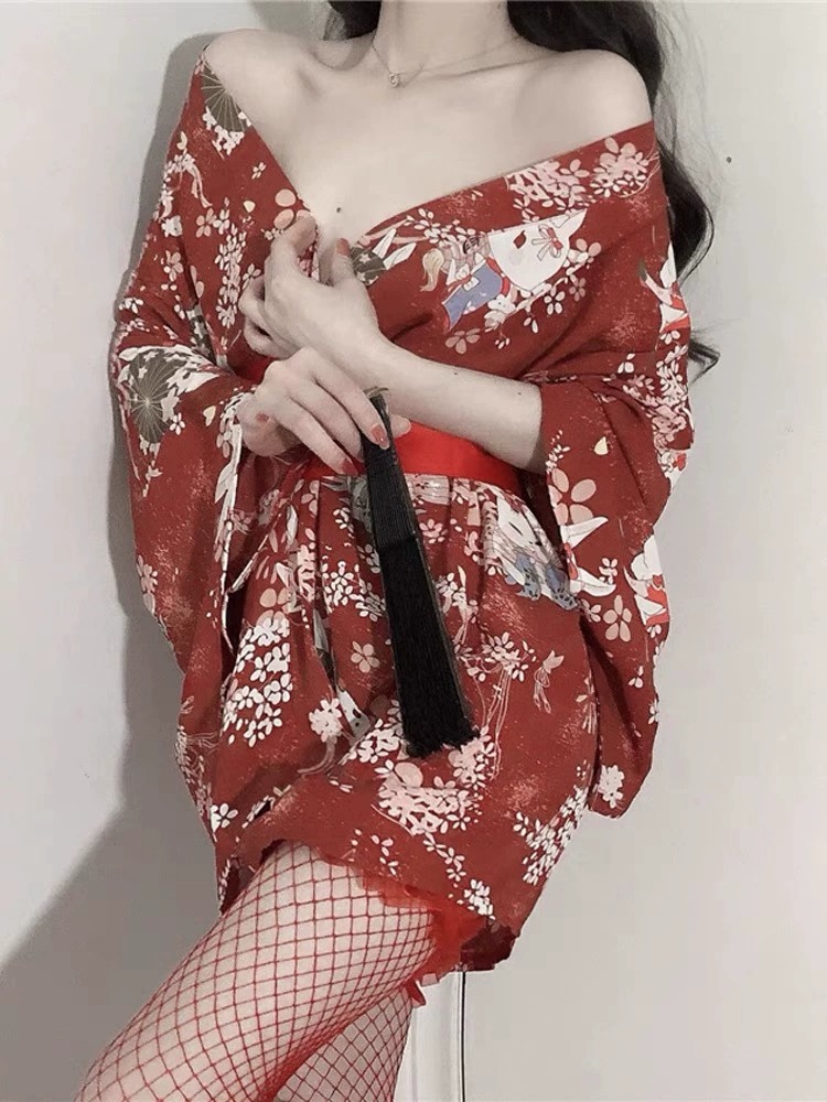 Sex Japanese Kimono Sexy Sleep - огляд і ціна Robe Silk Women
