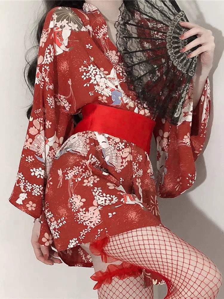 Sex Japanese Kimono Sexy Sleep - огляд і ціна Robe Silk Women