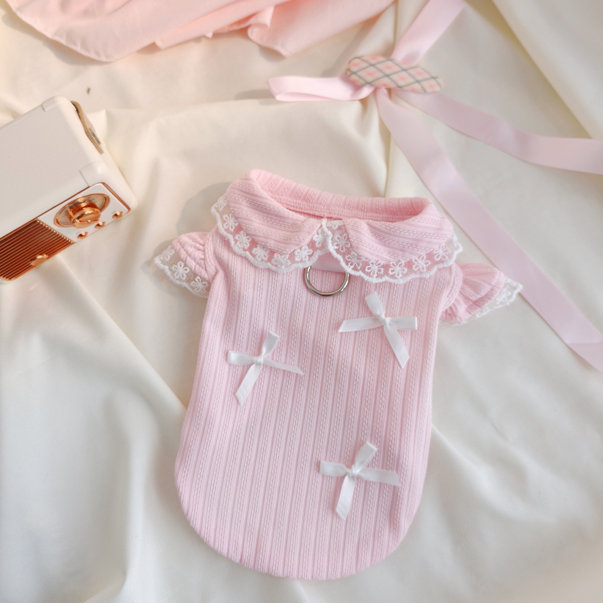 Pet Spring Lace Bow Vest Can P - огляд і ціна Lace Teddy Lingerie