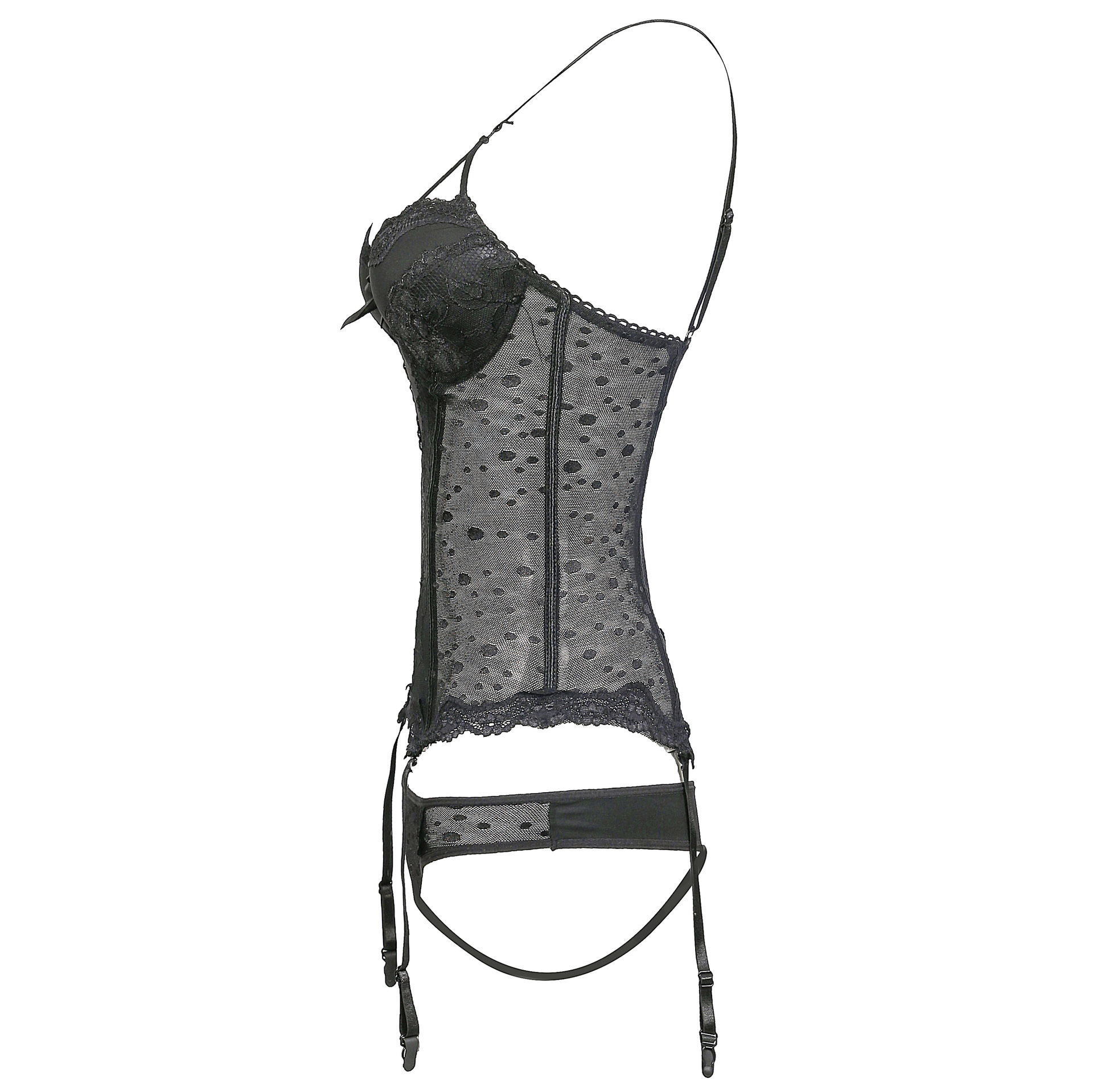 Lingerie Set With Corset And G - огляд і ціна Garter Belt Set