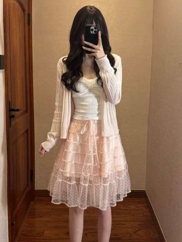 Korean Fashion Slim Fit White  - огляд і ціна Cami Top Lace